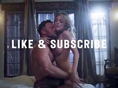 Seth Gamble Pounds Busty Blonde Kenzie Taylor In Girl-On-Girl Action
