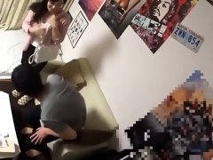 Sexy Japanese mom with small tits gets fucked by a young guy