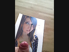 Cumtribute for xhamsterusers with shoot in Eyes