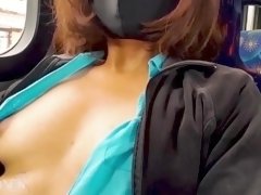 Masturbating on a public bus and in a store