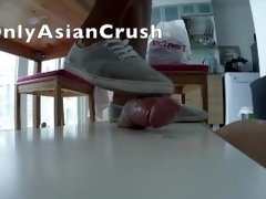 Indonesian grey sneakers cock crush (no cum)