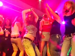 Nice bitches discovered a small dick in the club