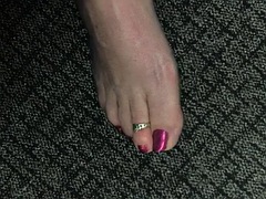 Granny feet in nylons