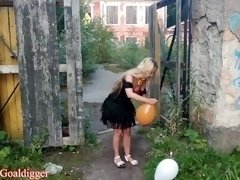 Balloon pop near old manor with ghosts. Full Clip in Fan Club.