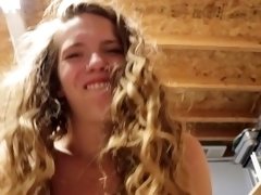 POV fucked horny hottie, licks cock clean and keeps going - HarperTheFox HD