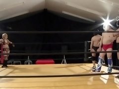 Wild Japanese wrestlers unleash their hardcore sex desires