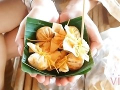 Sex vlog, Thailand coffee shop with sexy girl big boobs & masturbation after morning fucking