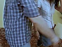 Young Face-Fucked Teen Rides Old Man
